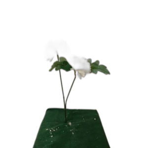 Yapay Beyaz Tekli Çiçek Dalı