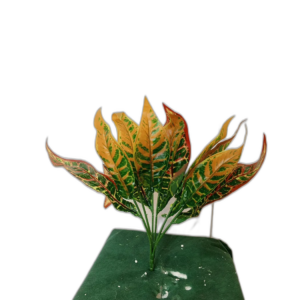 Yapay Kırmızı Yeşil Yaprak Demeti