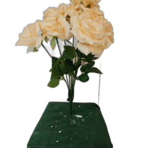 Yapay Krem Gül Buketi Büyük