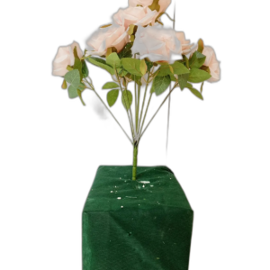 Yapay Şeftali Gül Buketi