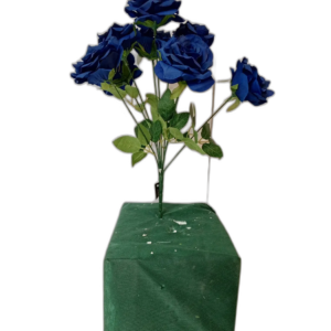 Yapay Lacivert Gül Buketi