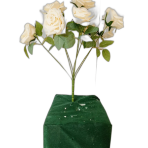 Yapay Krem Gül Dalı