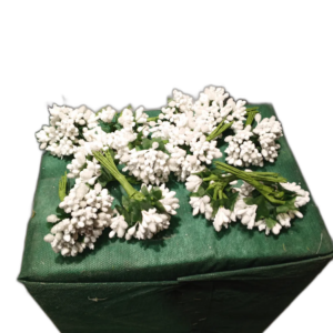 Yapay Beyaz Mini Çiçek Dalı