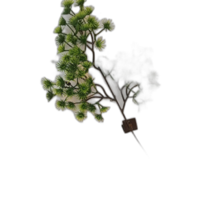 Yapay Yeşil Mini Meyve Dalı